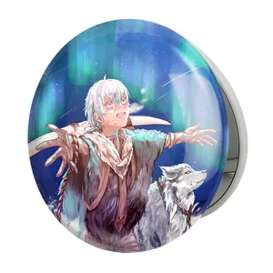 آینه جیبی خندالو طرح فوشی انیمه به تو ای ابدی مدل تاشو کد 15693 