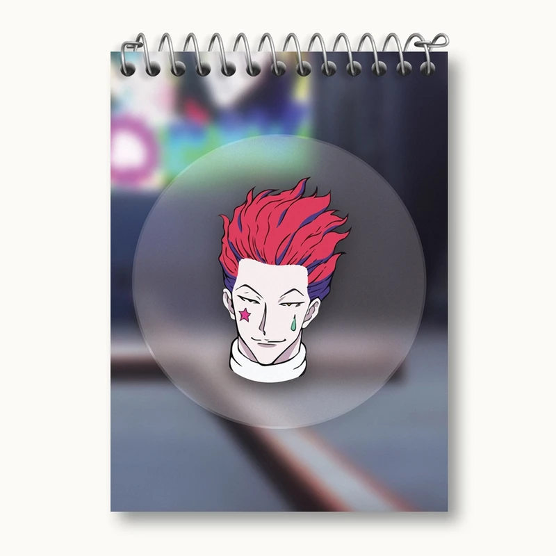 دفتر یادداشت 50 برگ خندالو مدل هیسوکا جوکر انیمه هانتر ایکس هانتر Hunter × Hunter کد 11960