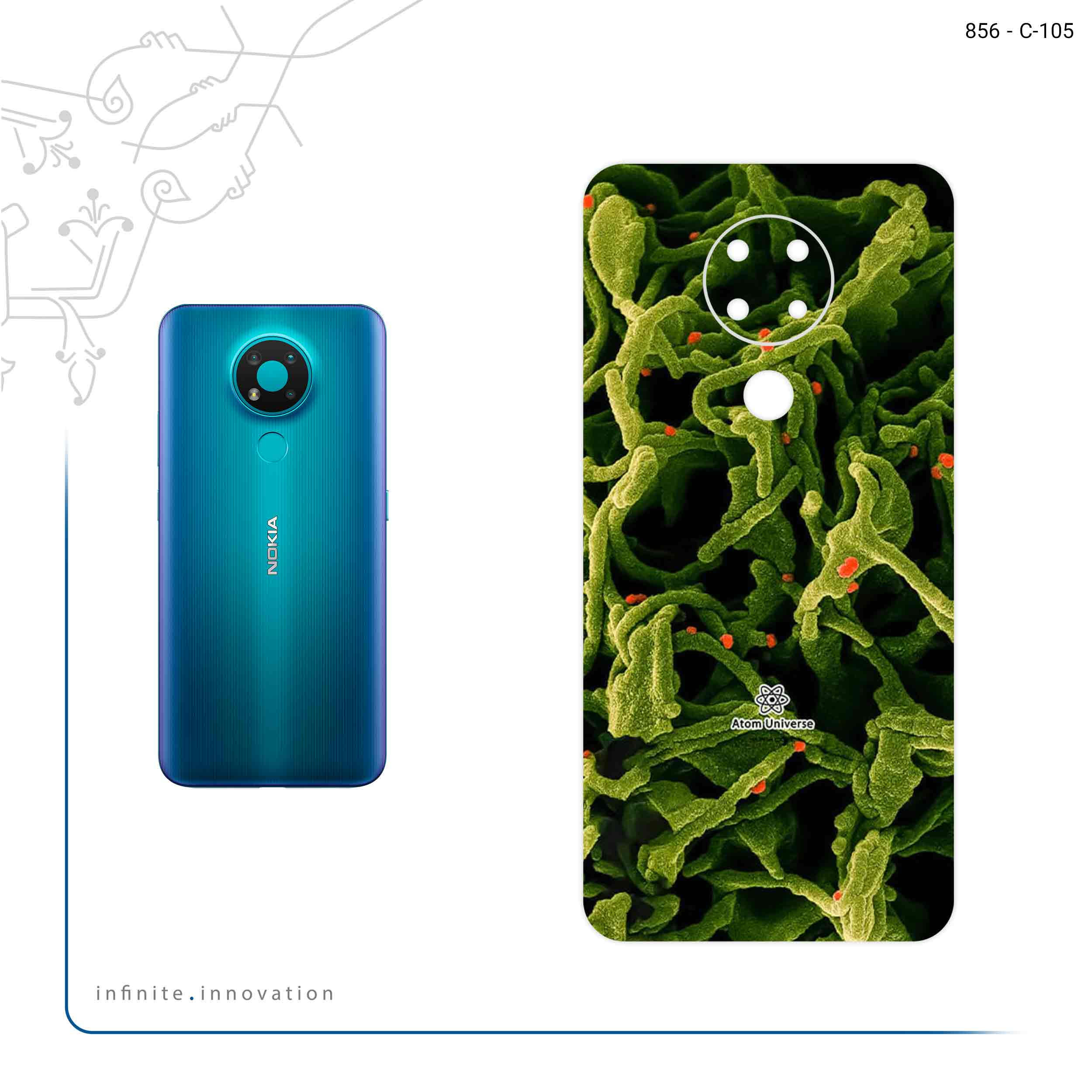 برچسب پوششی ماهوت مدل Atom Universe 2 مناسب برای گوشی موبایل نوکیا 3.4