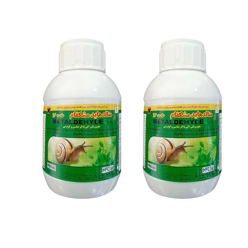 سم حلزون متالدهاید مشکفام مدل متالان جی وزن 250 گرم مجموعه دو عددی