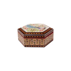 جعبه جواهرات خاتم کاری مدل تارا کد 013