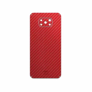 MAHOOT Red-Fiber Cover Sticker for Xiaomi Poco X3 Pro