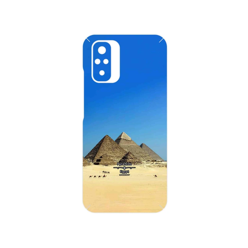 برچسب پوششی ماهوت مدل Pyramids of Egypt مناسب برای گوشی موبایل شیائومی Redmi Note 10