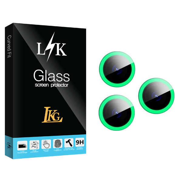 محافظ لنز گوشی ال کا جی مدل LK GlassBLACKLIGHT مناسب برای گوشی موبایل اپل iPhone 13 pro