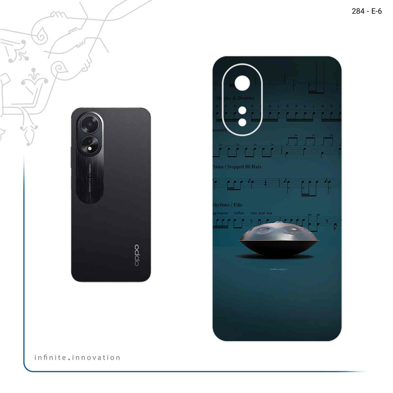 برچسب پوششی ماهوت مدل Hang_Instrument مناسب برای گوشی موبایل اپو A38