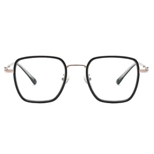 فریم عینک طبی چند ضلعی مدل TJ815C01P81 مناسب برای صورت گرد و بیضی