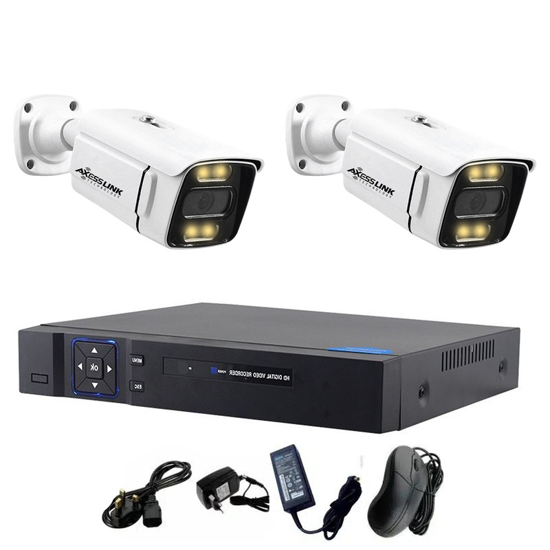 سیستم امنیتی مدل   AHD - PACKAGE WARM 02 AXESSLINK مجموعه 2 عددی