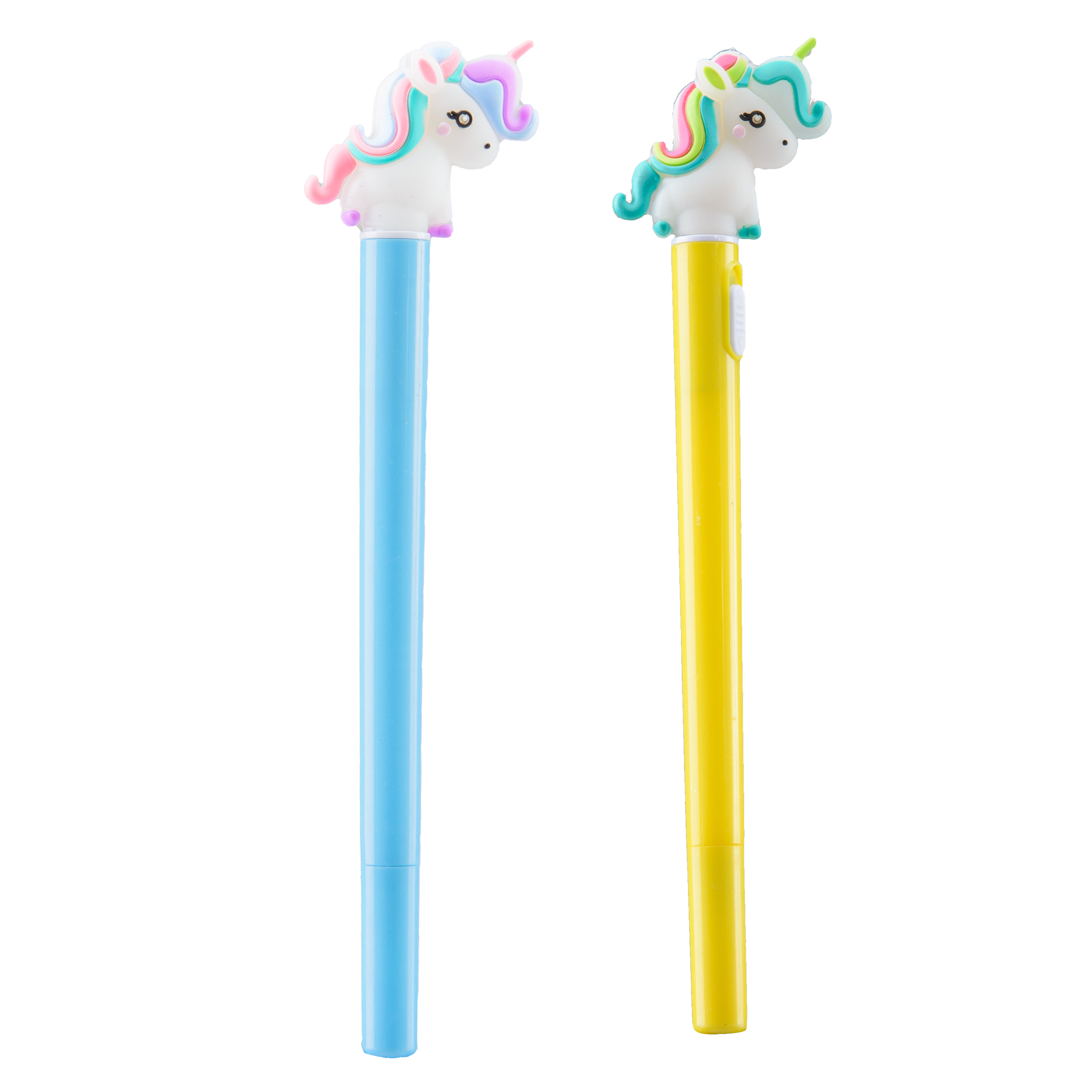 روان نویس مدل یونیکورن چراغدار کد 01 بسته دو عددی