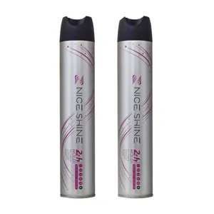 اسپری حالت دهنده مو نایس شاین کد 02 مناسب برای انواع مو حجم 500 میلی لیتر مجموعه دو عددی