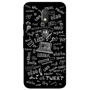Megafone Social Media 1898 Cover For Motorola Moto E3