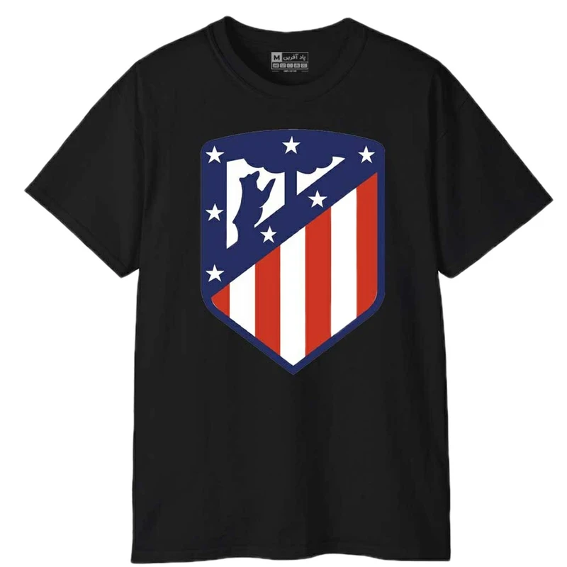 تی‌شرت آستین کوتاه مردانه پاد آفرین مدل اتلتیکو مادرید کد 1932