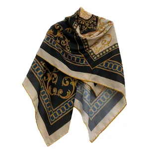 روسری زنانه مدل نخی چهارفصل قواره بزرگ کد 1756