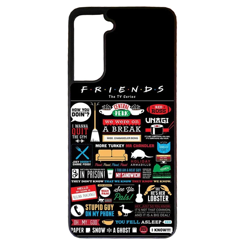 کاور طرح فرندز کد 1146 مناسب برای گوشی موبایل سامسونگ galaxy s21 plus