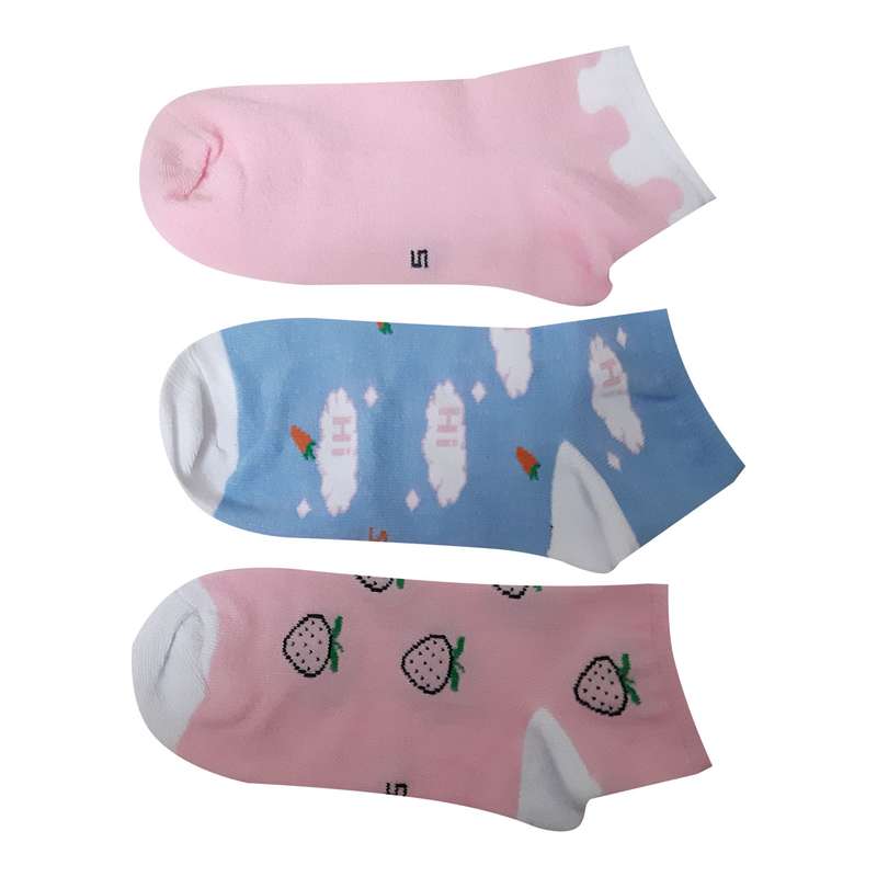 جوراب دخترانه کد 65 بسته 3 عددی