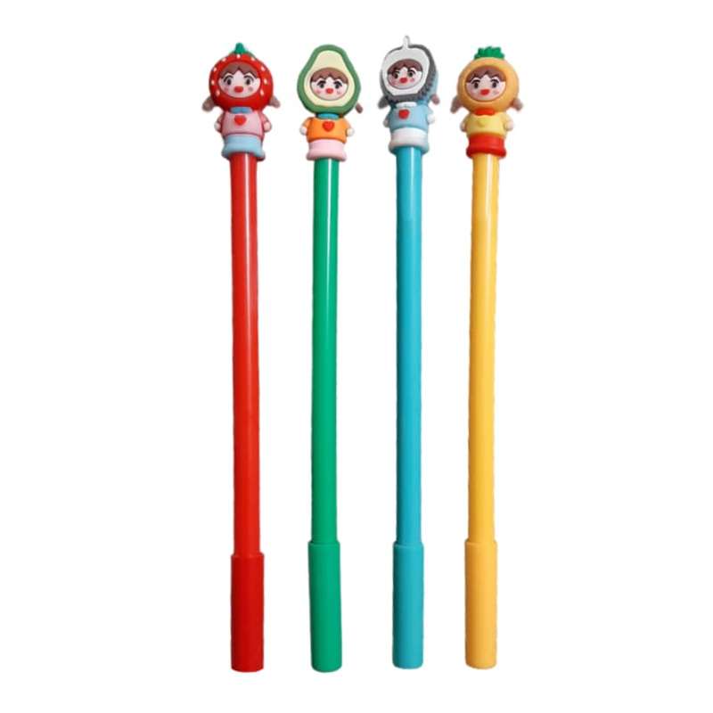 روان نویس مدل عروسکی طرح میوه مجموعه 4 عددی