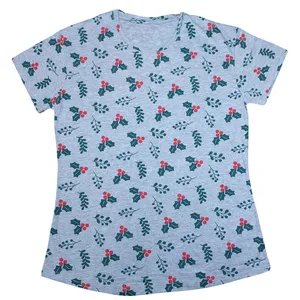 تی شرت آستین کوتاه زنانه مدل کاج کد 05