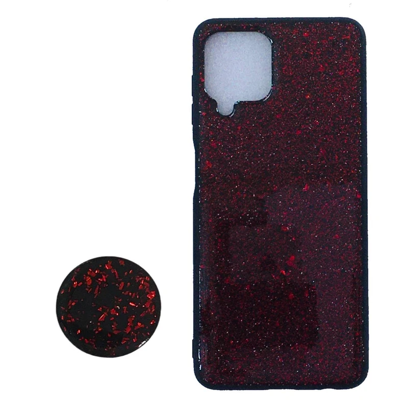 کاور مدل KEZO مناسب برای گوشی موبایل سامسونگ Galaxy A22 4G به همراه پاپ سوکت