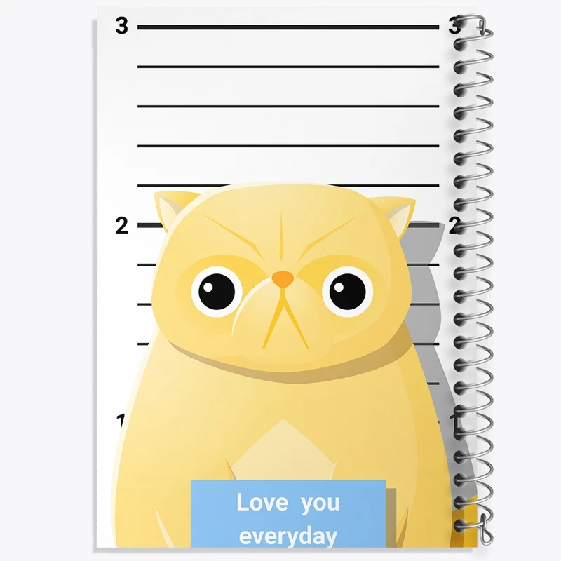 دفتر نقاشی 50 برگ خندالو طرح گربه (Cat) کد F2316