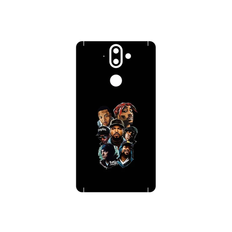 برچسب پوششی ماهوت مدل Great Rappers Digital Art مناسب برای گوشی موبایل نوکیا 8 Sirocco