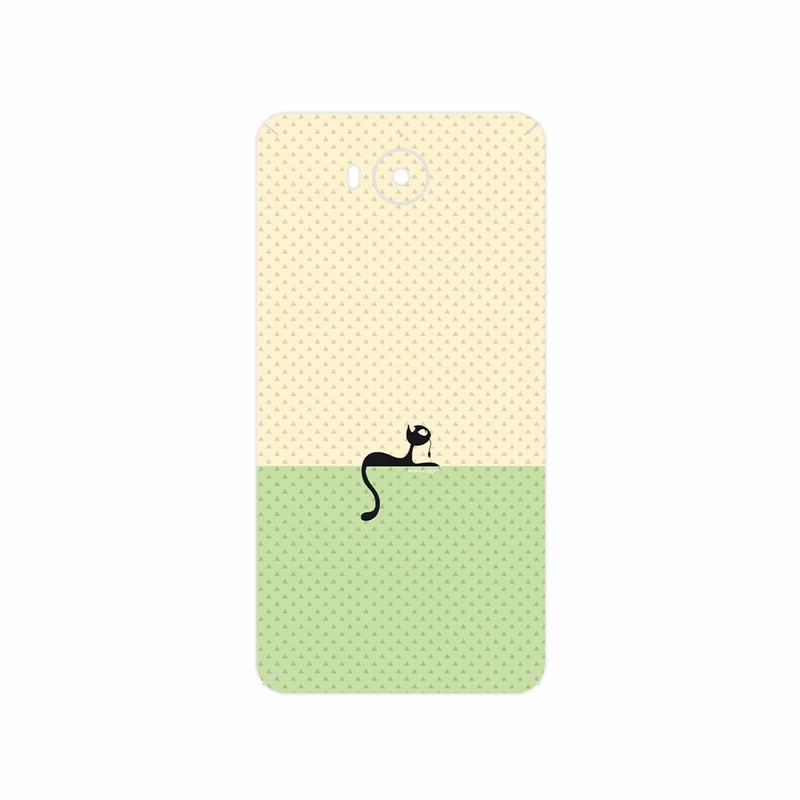 برچسب پوششی ماهوت مدل Minimal Internet Cat Icon مناسب برای گوشی موبایل هوآوی Y5 2017