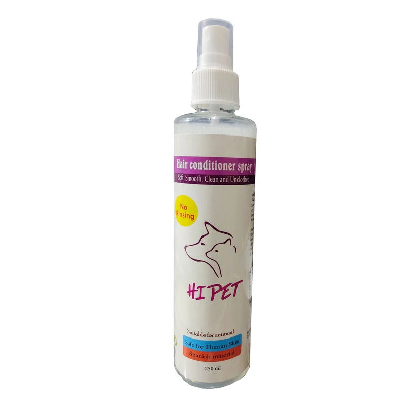 اسپری گره باز کن و نرم کننده مو سگ و گربه هایپت مدل Anti hair knot حجم 250 میلی لیتر