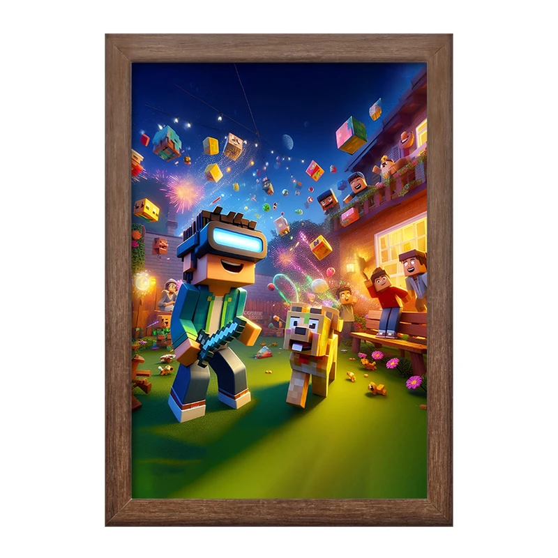 تابلو خندالو طرح ماینکرافت (Minecraft) کد F3545