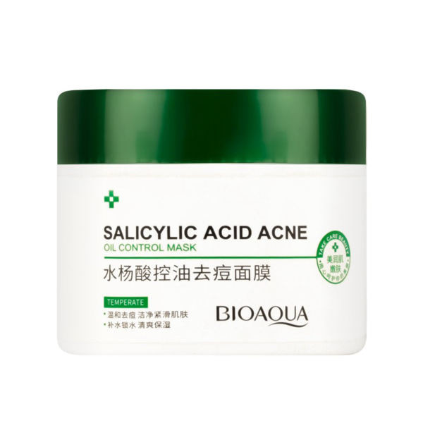 ماسک صورت بایوآکوا مدل SALICYLIC ACID ACNE وزن 120 گرم ماسک صورت بایوآکوا مدل SALICYLIC ACID ACNE وزن 120 گرم