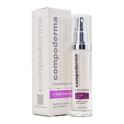 سرم روشن کننده کمپودرما مدل ویتامین سی حجم 30 میلی لیتر