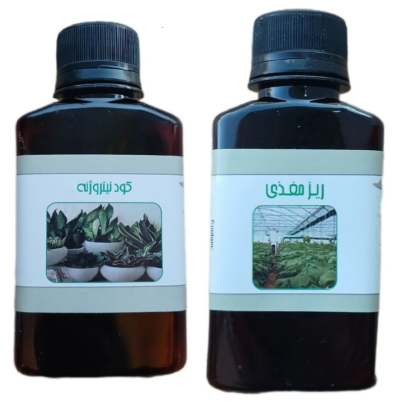 کود مایع نیتروژنه و ریز مغذی مدل life - D حجم 110 میلی لیتر بسته 2 عددی