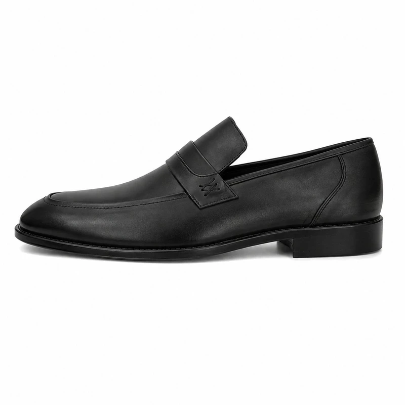 کفش رسمی مردانه چرم طبیعی مدل Penny Loafer