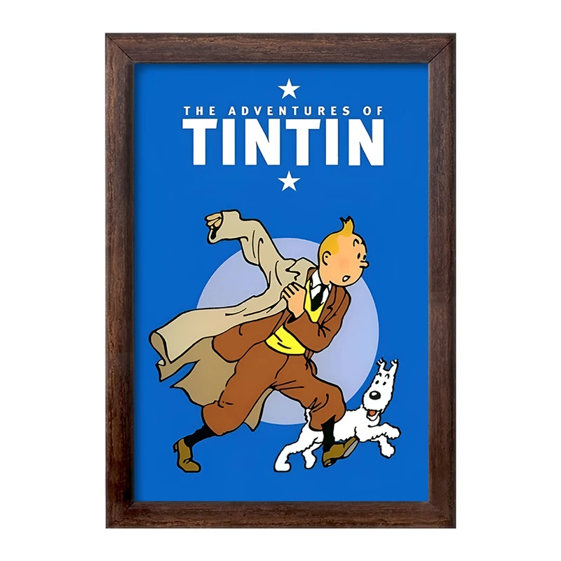 تابلو خندالو طرح تن تن (Tintin) کد F10336