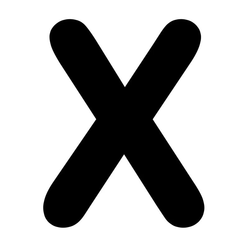 استیکر چوبی کودک مدل حروف انگلیسی کد MDF-M-X