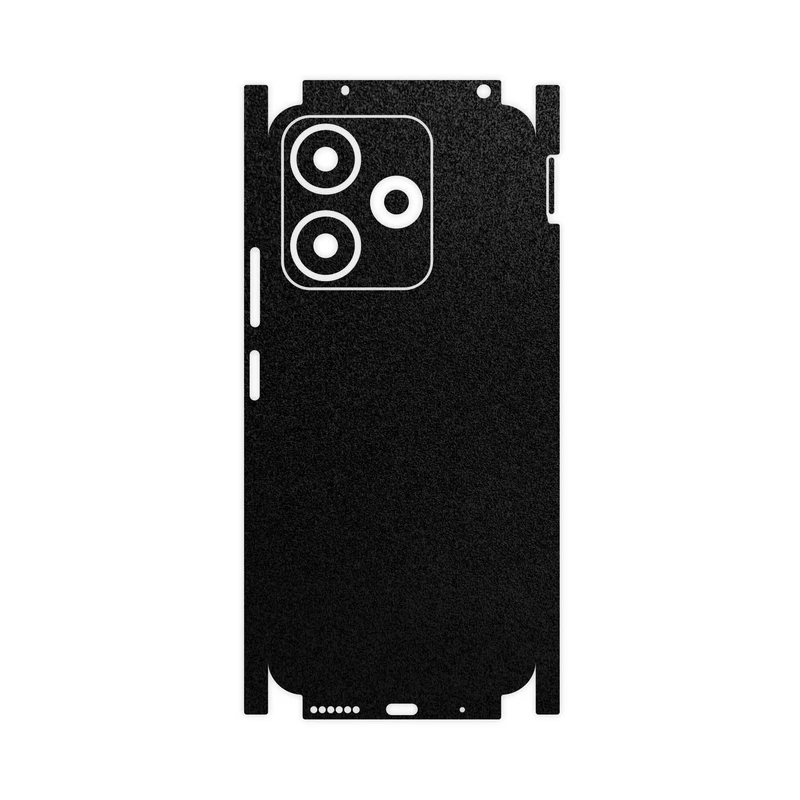 برچسب پوششی ماهوت مدل Black-Suede-FullSkin مناسب برای گوشی موبایل شیائومی Redmi 13x