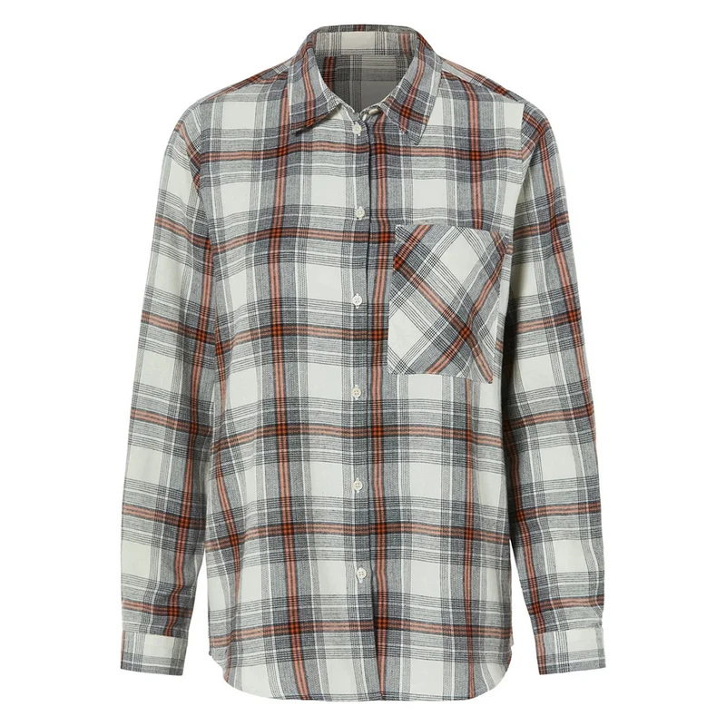 شومیز آستین بلند یقه برگردان زنانه اسمارا مدل HN967