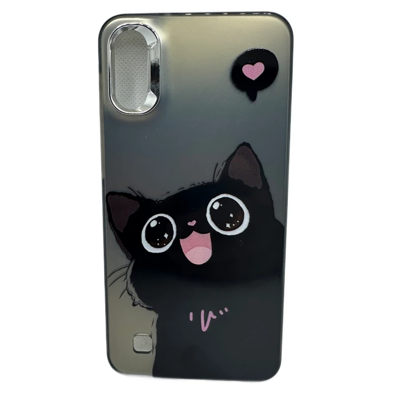 کاور کد 16طرح گربه شاد مناسب برای گوشی موبایل سامسونگ Galaxy A10
