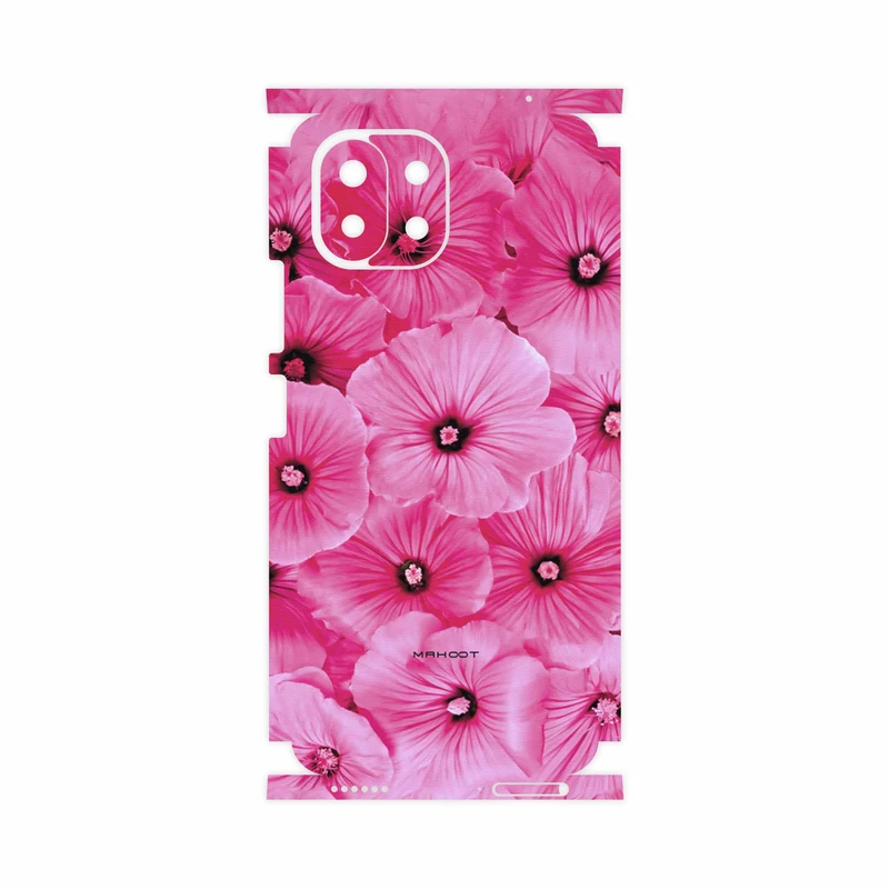 برچسب پوششی ماهوت مدل Pink-Flower-FullSkin مناسب برای گوشی موبایل شیائومی MI 11 LITE