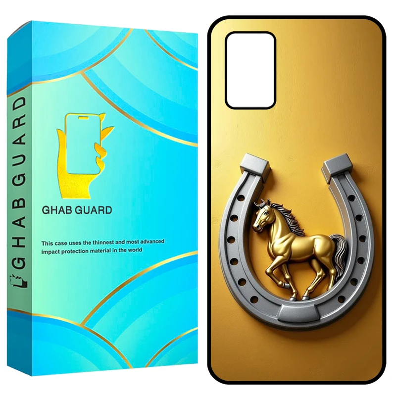 کاور قاب گارد طرح نعل اسب مدل GCHPA03S مناسب برای گوشی موبایل سامسونگ Galaxy A02s / M02s / A03s 