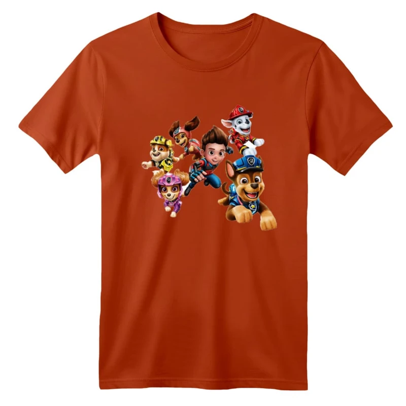 تی شرت آستین کوتاه بچگانه مدل سگ نگهبان کد ۱۱