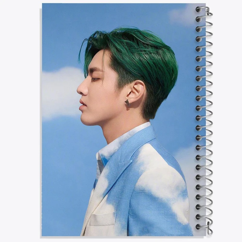 دفتر بولت ژورنال 50 برگ خندالو طرح کریس وو گروه اکسو EXO کد 13415