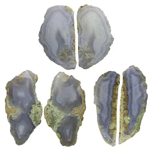 سنگ راف عقیق دودی مدل b5 مجموعه 6 عددی