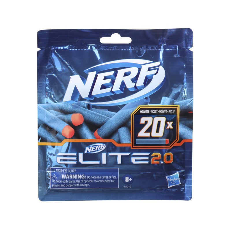 تیر فومی تفنگ نرف مدل Elite 2.0 Darts کد F0040 بسته 20 عددی