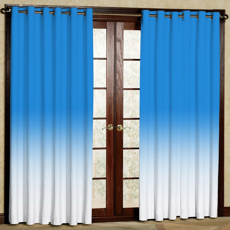 پرده مدل مخمل پانچی طرح سایه روشن کد 1922T2 سایز 200x140 سانتی متر