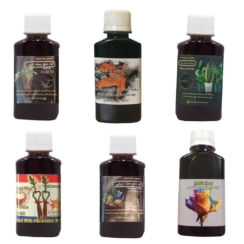 کود مایع فسفر ریشه زایی 10-52-10 و کلات آهن و امینو اسید و کود بامبو و کود جلبک دریایی و کود گلدهی مدل life drop حجم 120 میلی لیتر کود مایع فسفر ریشه زایی 10-52-10 و کلات آهن و امینو اسید و کود بامبو و کود جلبک دریایی و کود گلدهی مدل life drop حجم 120 میلی لیتر