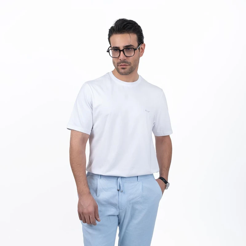 تی‌شرت آستین کوتاه مردانه برانگو مدل رگولار فیت