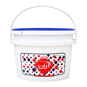  رنگ اکریلیک نیم براق ممتاز سفید آران کد A811 وزن 3.5 کیلوگرم