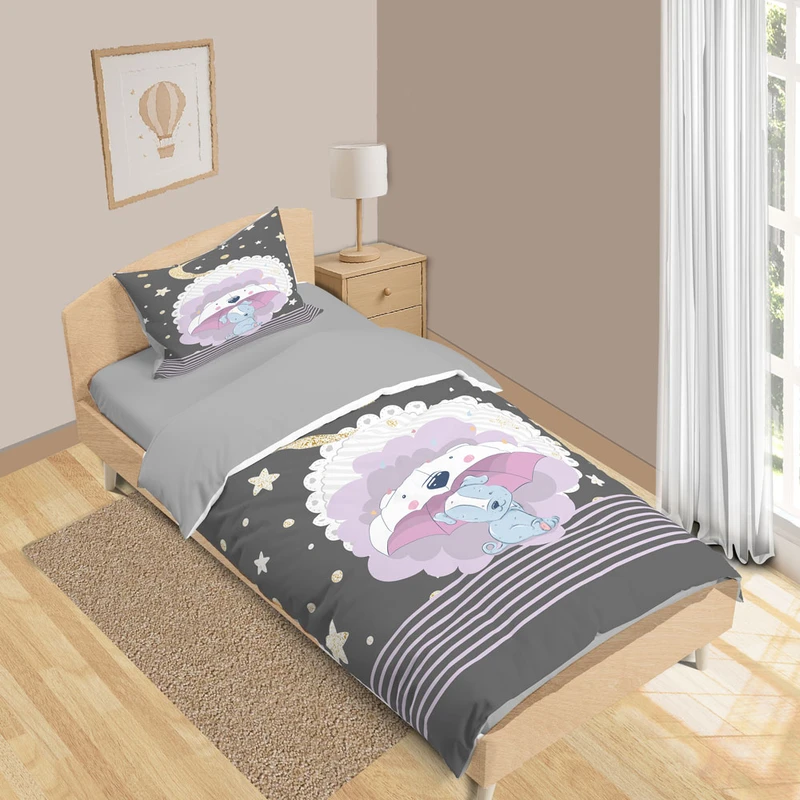 سرویس روتختی 1 نفره 5 تکه نوپه هوم مدل سگ T6419