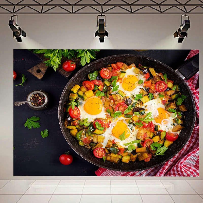 پوستر طرح غذا مدل صبحانه کد AR10390