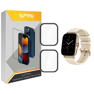 محافظ صفحه نمایش نانو اسپریگ مدل SPG مناسب برای ساعت هوشمند امیزفیت GTS 2 بسته دو عددی