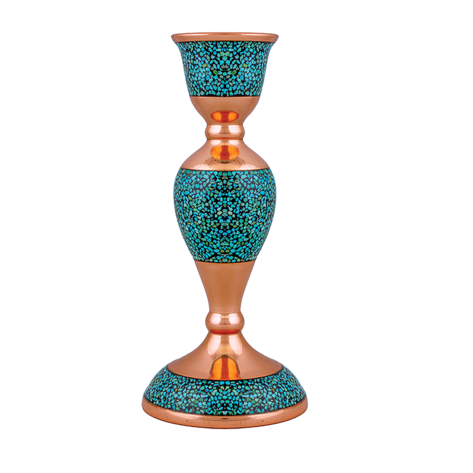 شمعدان فیروزه کوبی مسجدی مدل PH1280