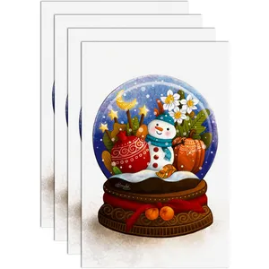 کارت پستال انتشارات سیبان مدل Postal Card-10 طرح یلدا بسته 4 عددی